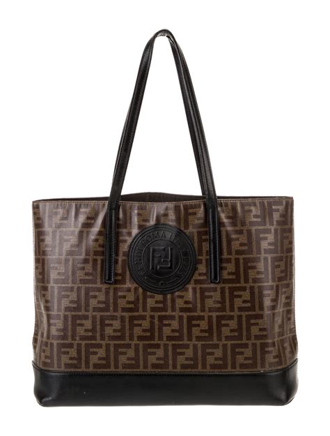 fendi zucca sac plat|fendi zucca shopper tote.